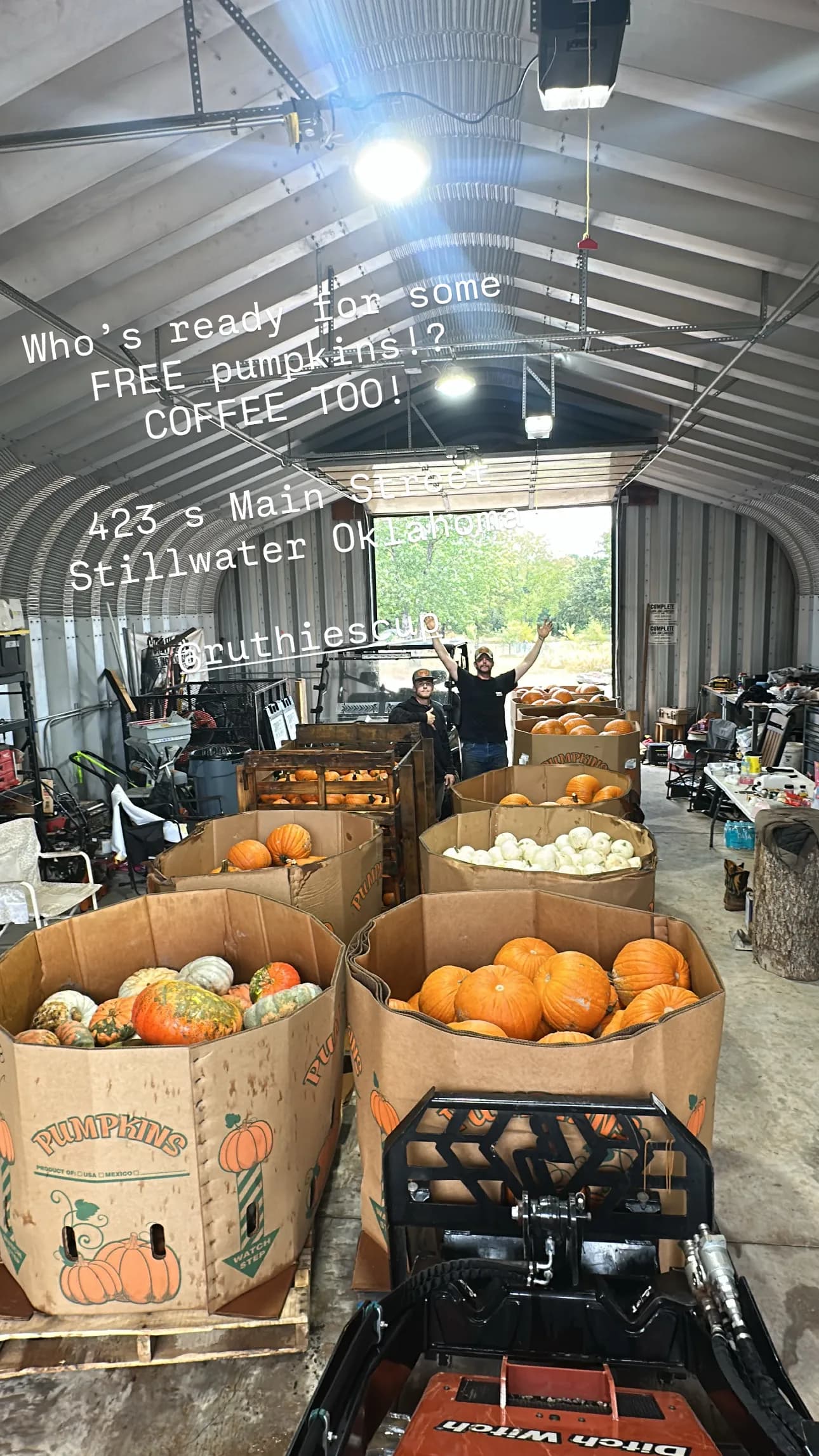 Gallery photos for 800 Pumpkins and 450 Coffees at Ruthie's Cup in Stillwater: Image #1
