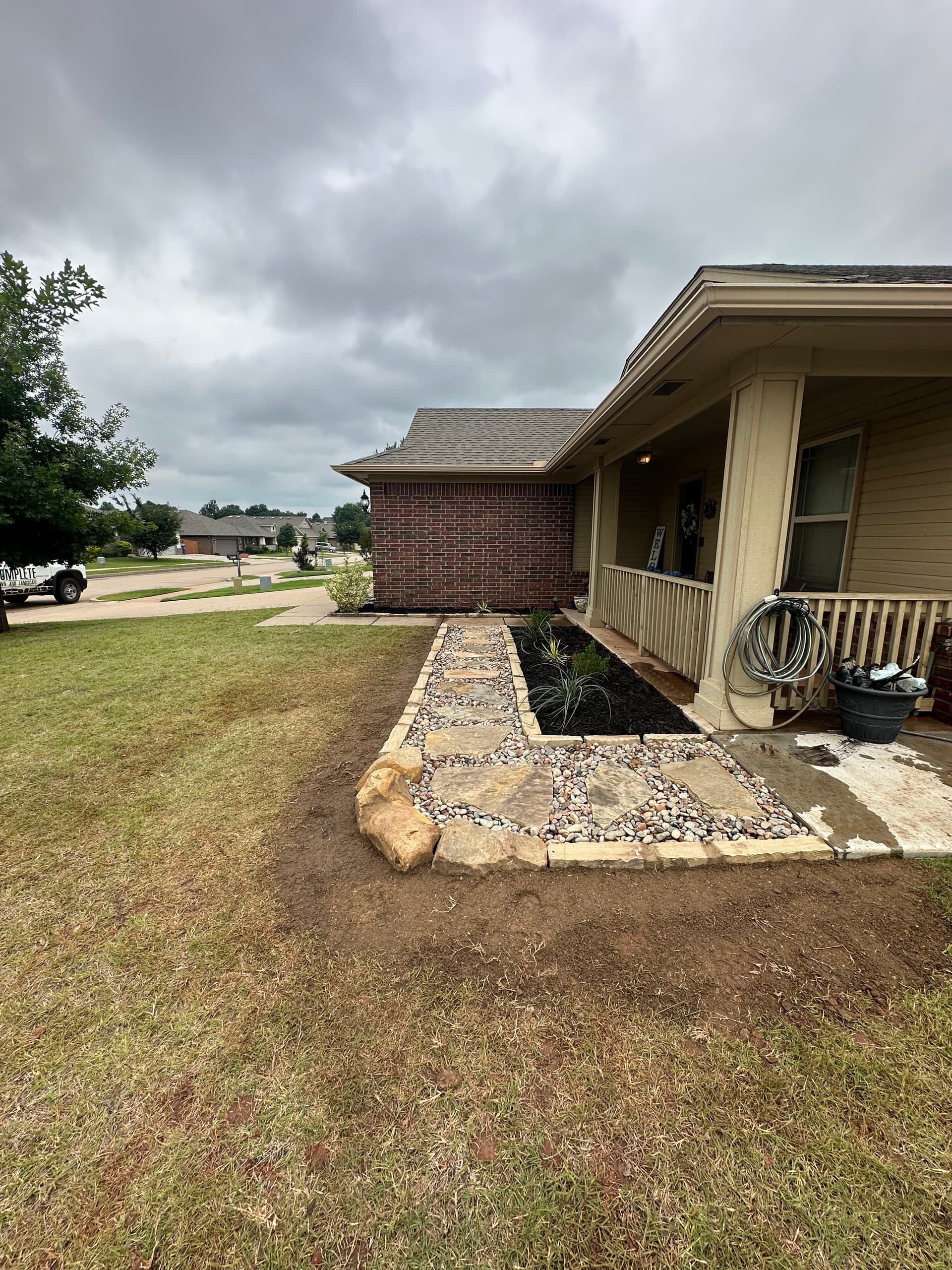Gallery photos for Flagstone Walkway and Landscape Facelift That Actually Works: Image #2