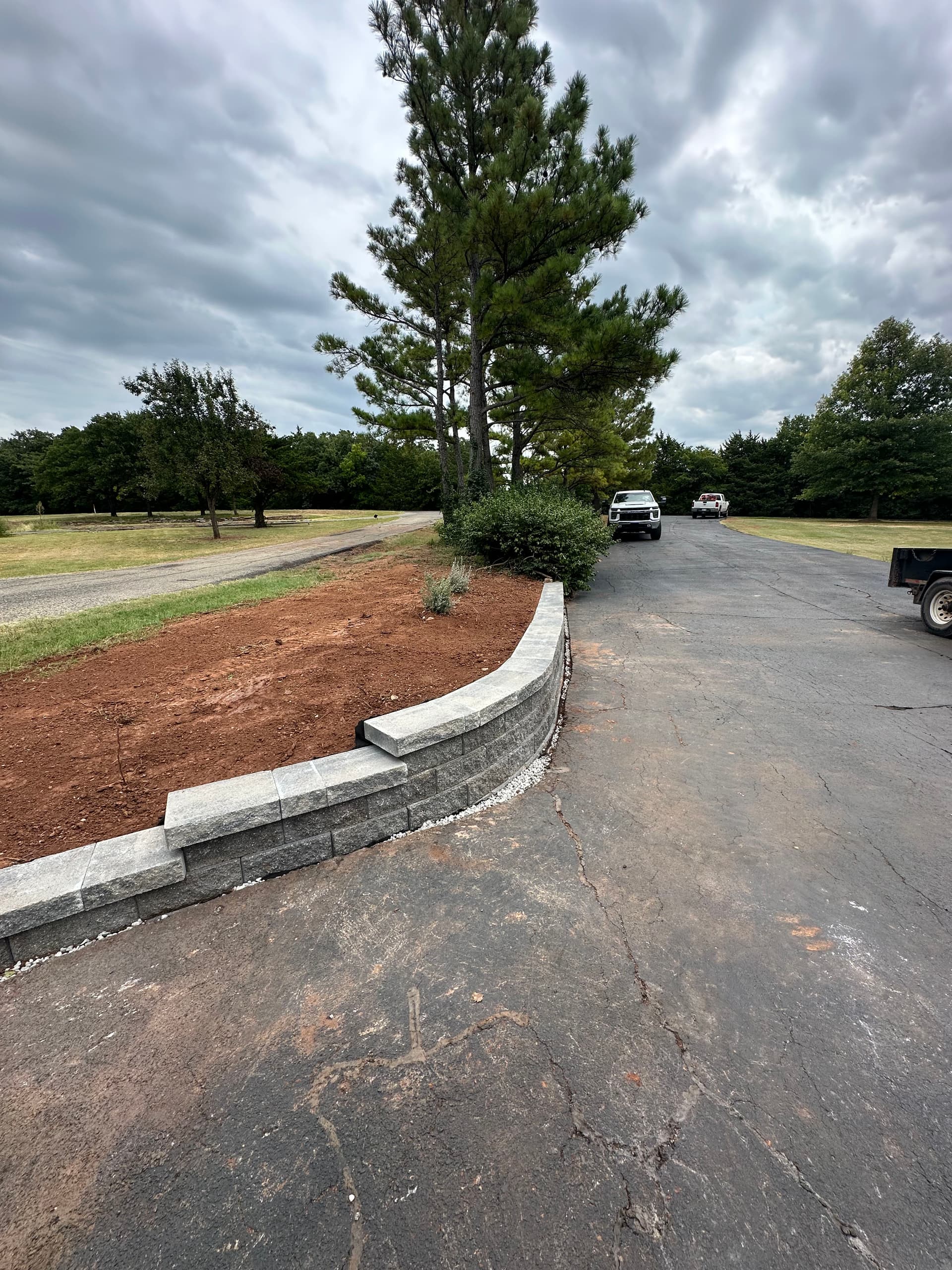 Gallery photos for Retaining Wall and Sod Installation in Stillwater: Image #5