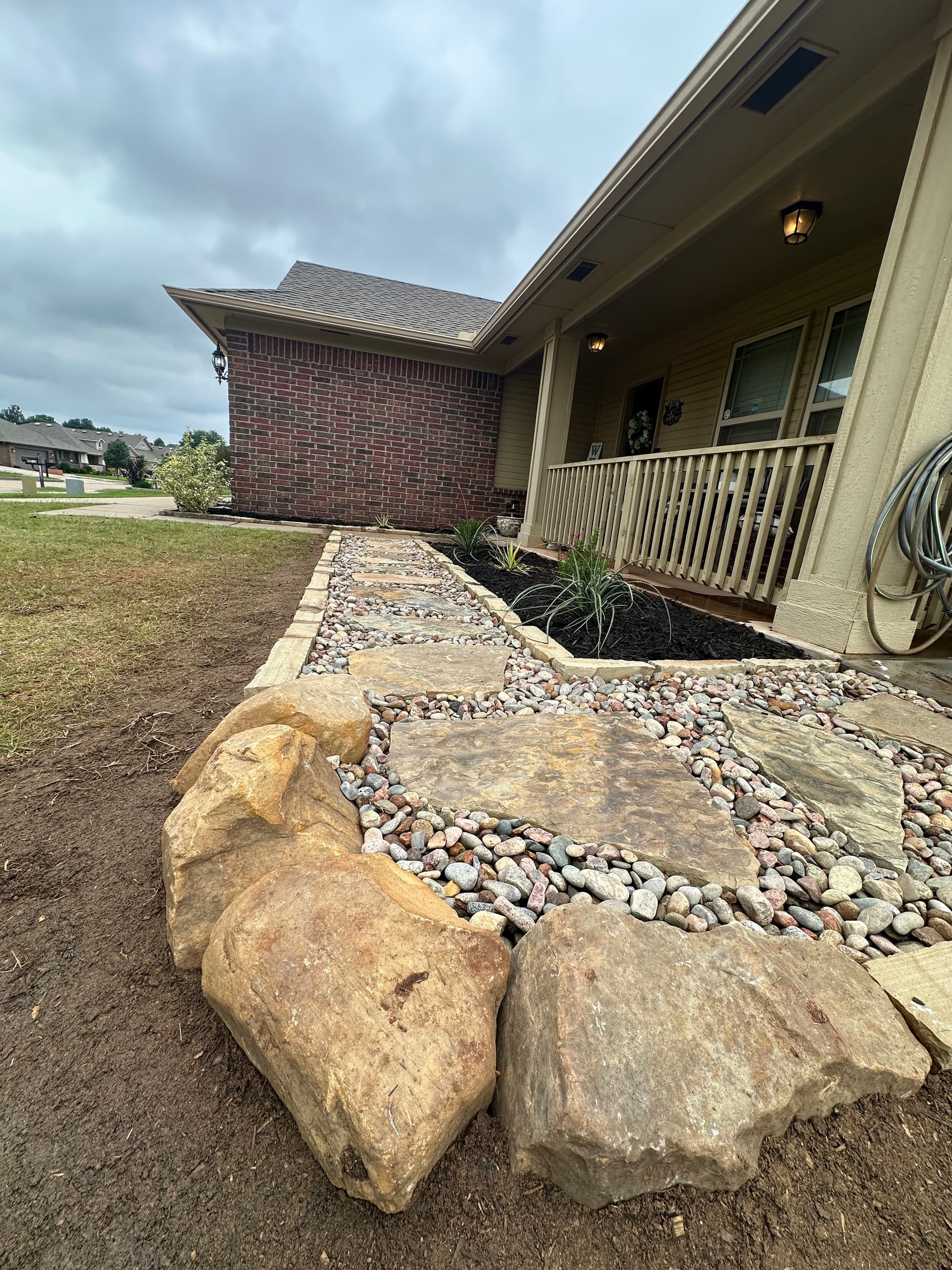 Gallery photos for Flagstone Walkway and Landscape Facelift That Actually Works: Image #4