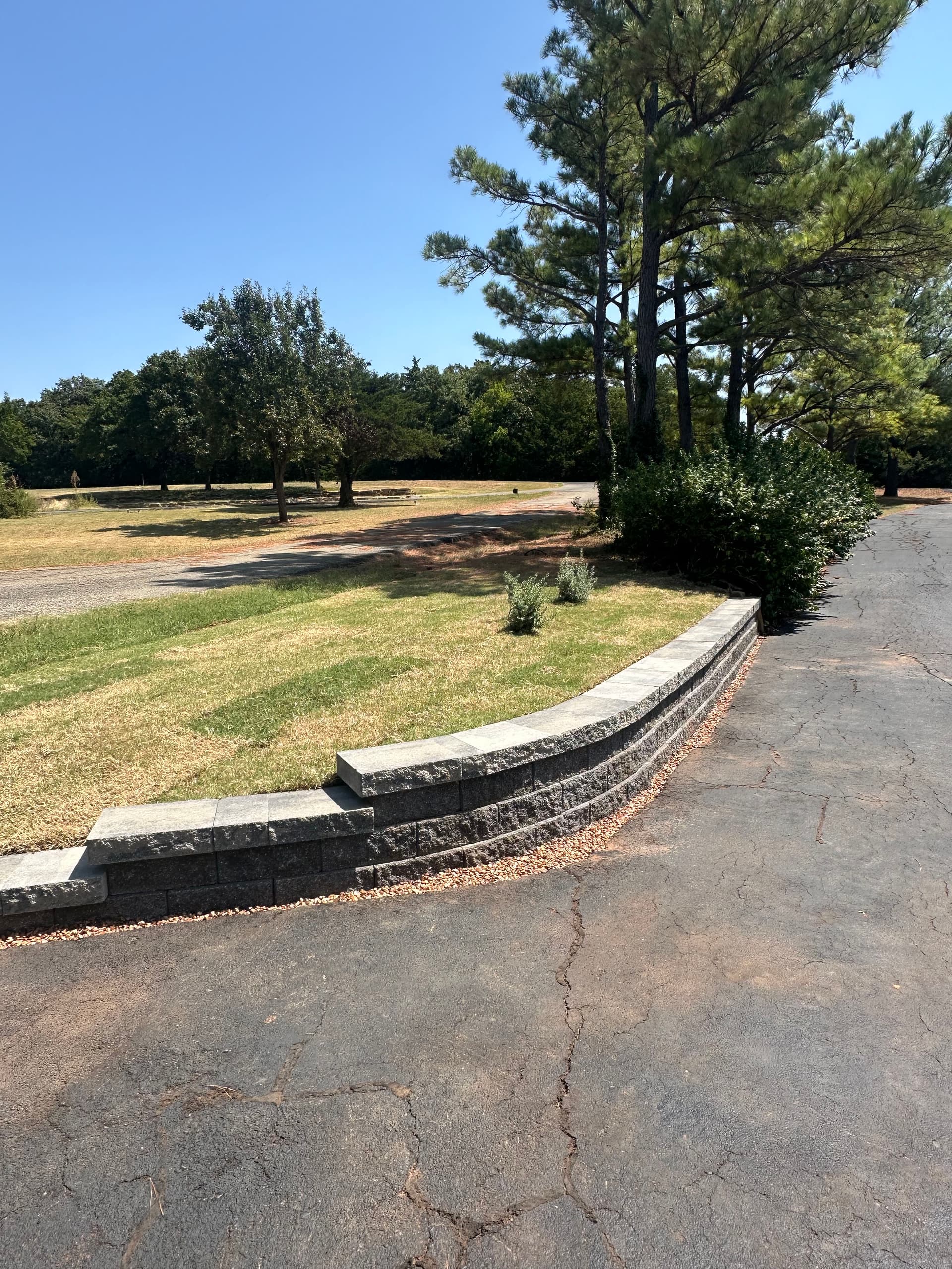 Gallery photos for Retaining Wall and Sod Installation in Stillwater: Image #3