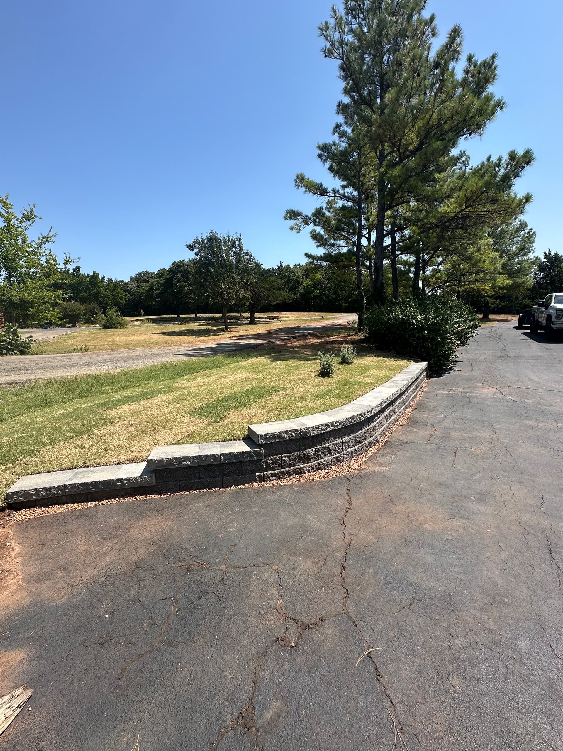 Gallery photos for Retaining Wall and Sod Installation in Stillwater: Image #2