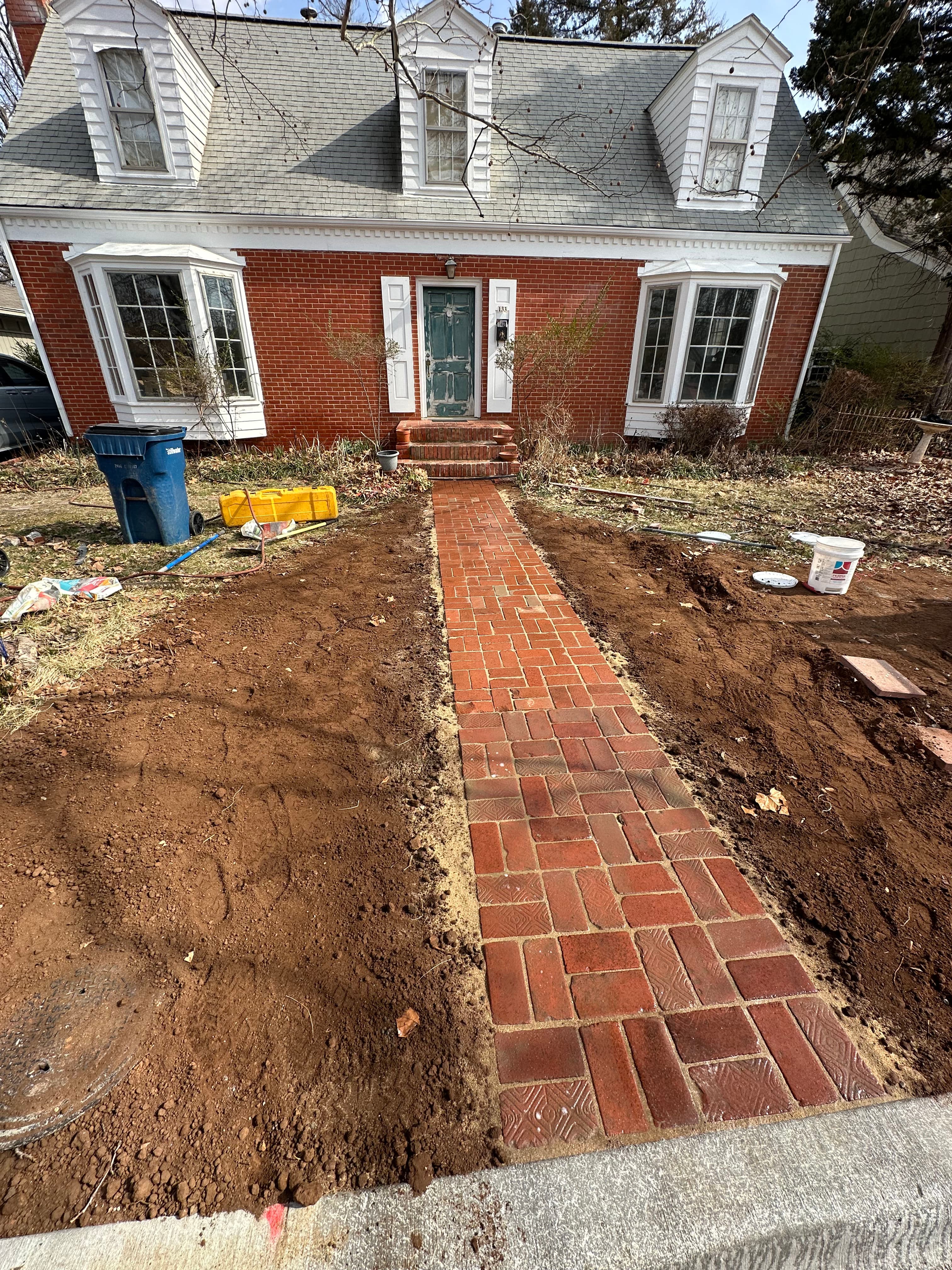 Project Crafted Elegance with Recycled Brick Pavers image