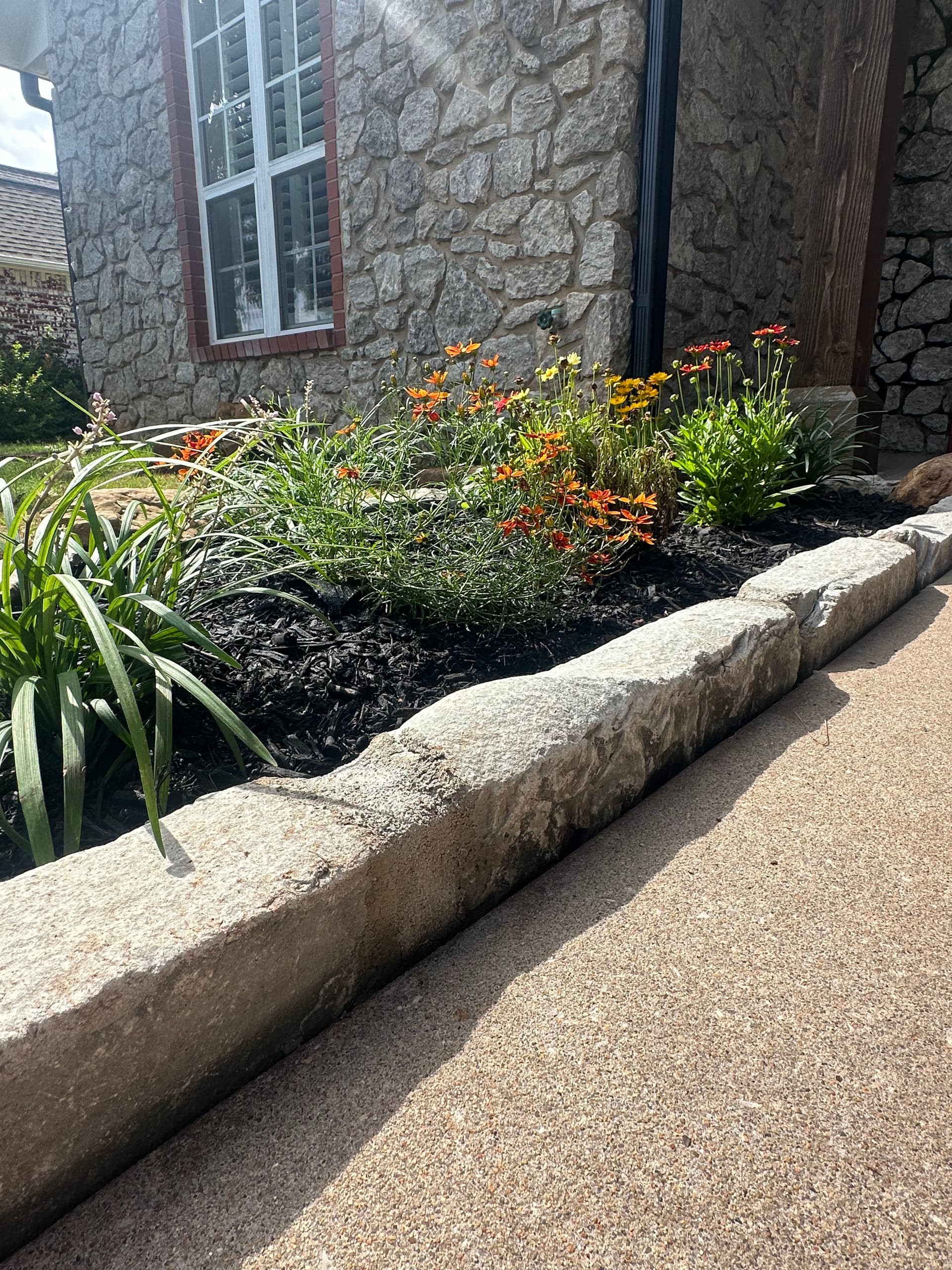 Gallery photos for Native Perennials, Stone Work, and Fescue Sod Give This Yard a Sharp Reset: Image #6