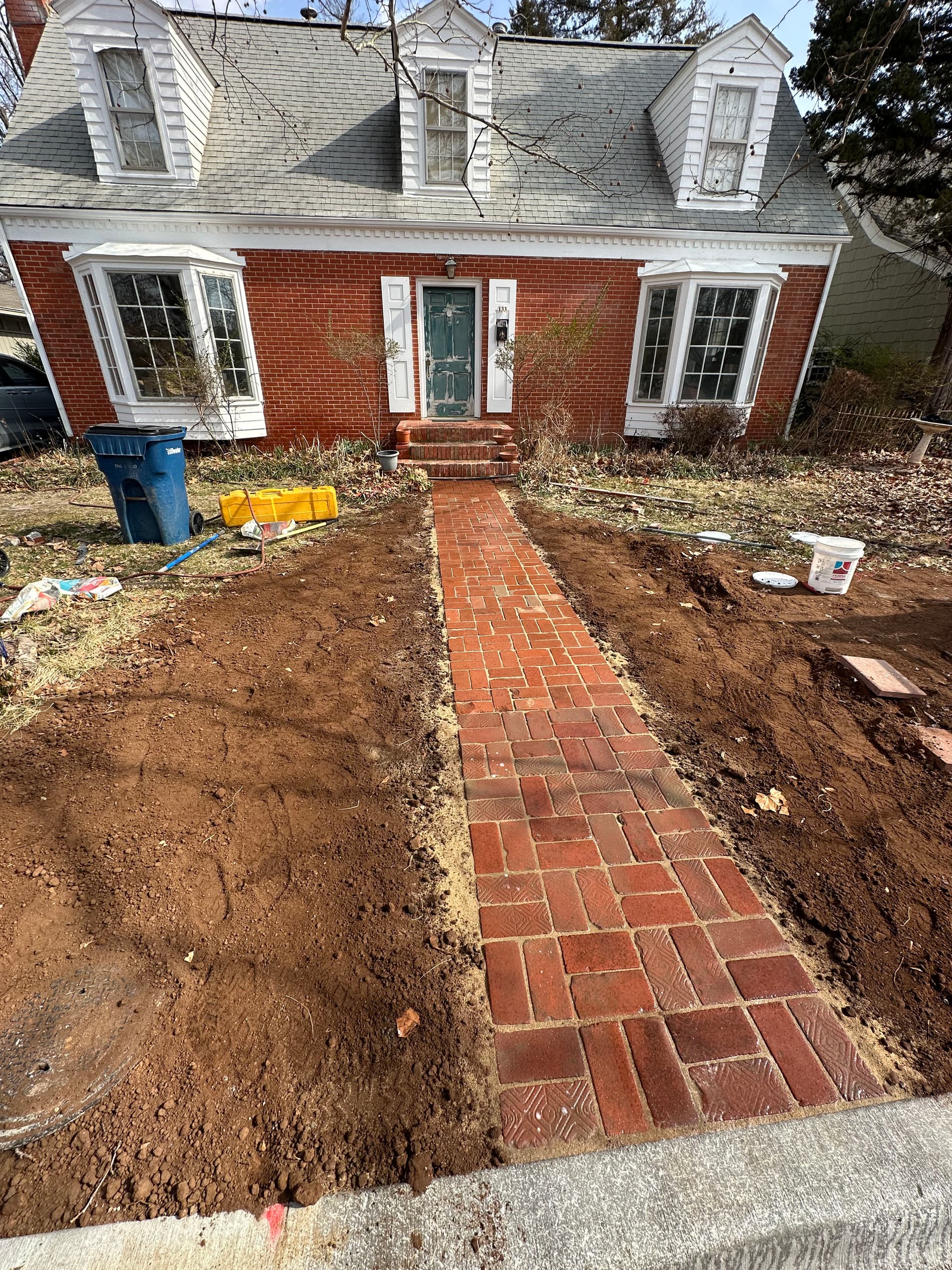 Crafted Elegance with Recycled Brick Pavers image